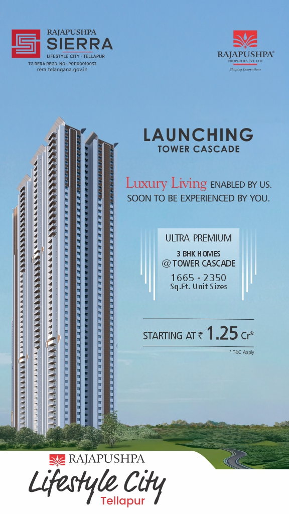 Neo Towers luxury apartments in Neopolis Kokapet Hyderabad